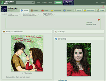 Tablet Screenshot of mimozka.deviantart.com