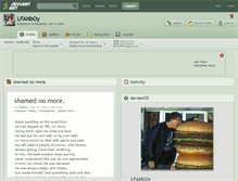 Tablet Screenshot of lfanboy.deviantart.com