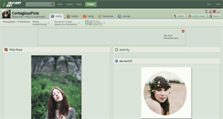Desktop Screenshot of contagiouspixie.deviantart.com