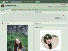 Tablet Screenshot of contagiouspixie.deviantart.com