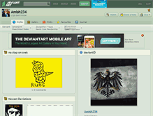 Tablet Screenshot of amish234.deviantart.com