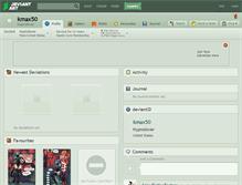 Tablet Screenshot of kmax50.deviantart.com