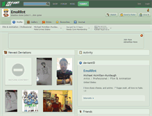 Tablet Screenshot of emorrnt.deviantart.com