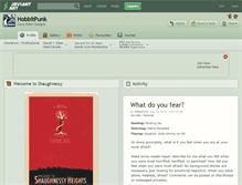 Tablet Screenshot of hobbitpunk.deviantart.com