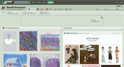 Desktop Screenshot of ibleedintechnicolor.deviantart.com