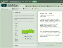 Tablet Screenshot of marblegallery.deviantart.com