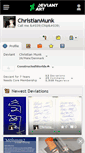 Mobile Screenshot of christianmunk.deviantart.com