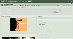 Desktop Screenshot of myloveiswicked.deviantart.com
