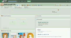 Desktop Screenshot of masaki-kurosaki-club.deviantart.com