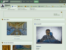 Tablet Screenshot of disher4.deviantart.com