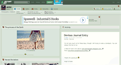 Desktop Screenshot of airini.deviantart.com