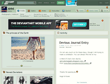 Tablet Screenshot of airini.deviantart.com