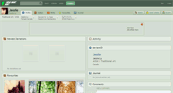 Desktop Screenshot of jessiie.deviantart.com