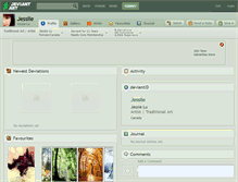 Tablet Screenshot of jessiie.deviantart.com