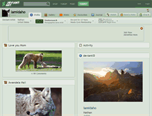Tablet Screenshot of iamidaho.deviantart.com