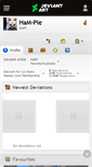 Mobile Screenshot of ham-pie.deviantart.com