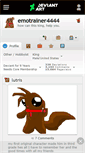 Mobile Screenshot of emotrainer4444.deviantart.com