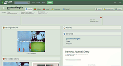 Desktop Screenshot of goddessoffangirls.deviantart.com