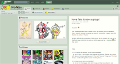 Desktop Screenshot of nova-fans.deviantart.com