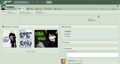 Desktop Screenshot of honkplz.deviantart.com