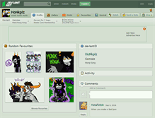 Tablet Screenshot of honkplz.deviantart.com