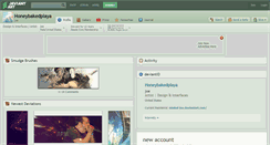 Desktop Screenshot of honeybakedplaya.deviantart.com