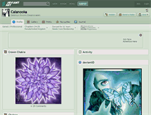 Tablet Screenshot of calanooka.deviantart.com