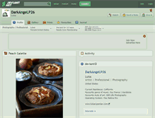 Tablet Screenshot of darkangelp26.deviantart.com