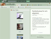 Tablet Screenshot of ilovekitty-cats.deviantart.com