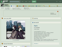 Tablet Screenshot of bapho.deviantart.com