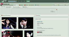 Desktop Screenshot of hayley-zee.deviantart.com