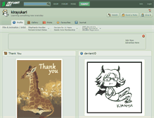 Tablet Screenshot of kirayukari.deviantart.com