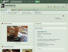 Tablet Screenshot of mad-hatter-inc.deviantart.com