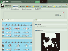 Tablet Screenshot of munners.deviantart.com