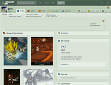 Tablet Screenshot of d-k1.deviantart.com