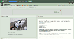 Desktop Screenshot of manicsfan.deviantart.com