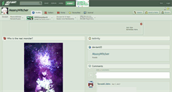 Desktop Screenshot of moonywitcher.deviantart.com
