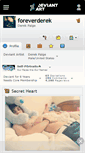Mobile Screenshot of foreverderek.deviantart.com