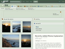 Tablet Screenshot of idnal.deviantart.com