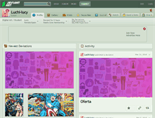 Tablet Screenshot of luchi-lucy.deviantart.com