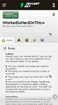 Mobile Screenshot of iworkedsohardonthis.deviantart.com
