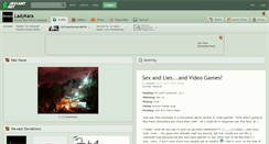 Desktop Screenshot of ladykara.deviantart.com