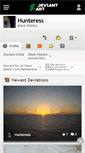 Mobile Screenshot of hunteress.deviantart.com