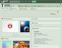 Tablet Screenshot of davidlire.deviantart.com