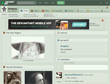 Tablet Screenshot of amayou.deviantart.com