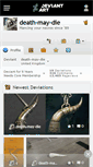 Mobile Screenshot of death-may-die.deviantart.com