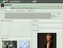 Tablet Screenshot of paigeaston.deviantart.com
