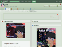 Tablet Screenshot of jorick.deviantart.com