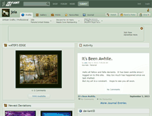 Tablet Screenshot of jela.deviantart.com