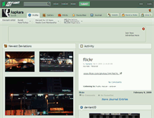 Tablet Screenshot of kapkara.deviantart.com